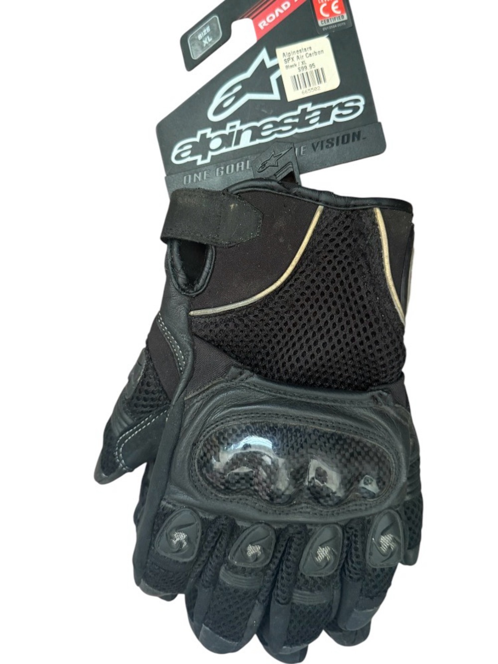 Alpinestars Black Road Sport SP X Air Carbon V2 Glove Size XL
